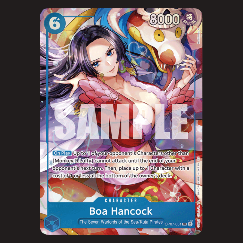 (Pre-owned) English Boa Hancock Alt Art OP07-051 - Seven Warlords of the Sea Binder Set - Near Mint