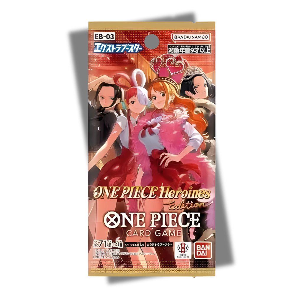 ONE PIECE TCG: EB-03 Japanese Booster Pack Bundle (X8 PACKS) - Heroines Edition -