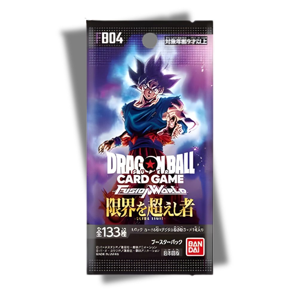 DRAGON BALL SUPER TCG: FB04 Japanese Booster Pack (X8 PACKS) - Fusion World Ultra Limit -