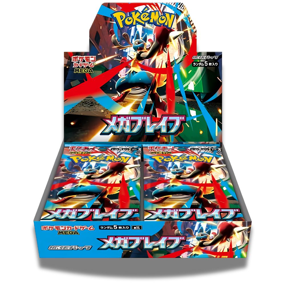 POKEMON TCG: Mega Brave Japanese Booster Box - M1L -