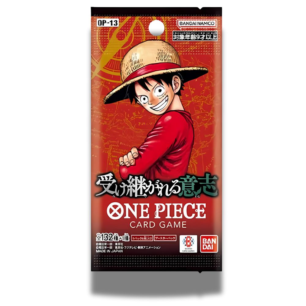 ONE PIECE TCG: OP-13 Japanese Booster Pack Bundle (X8 PACKS) - Inherited Will -