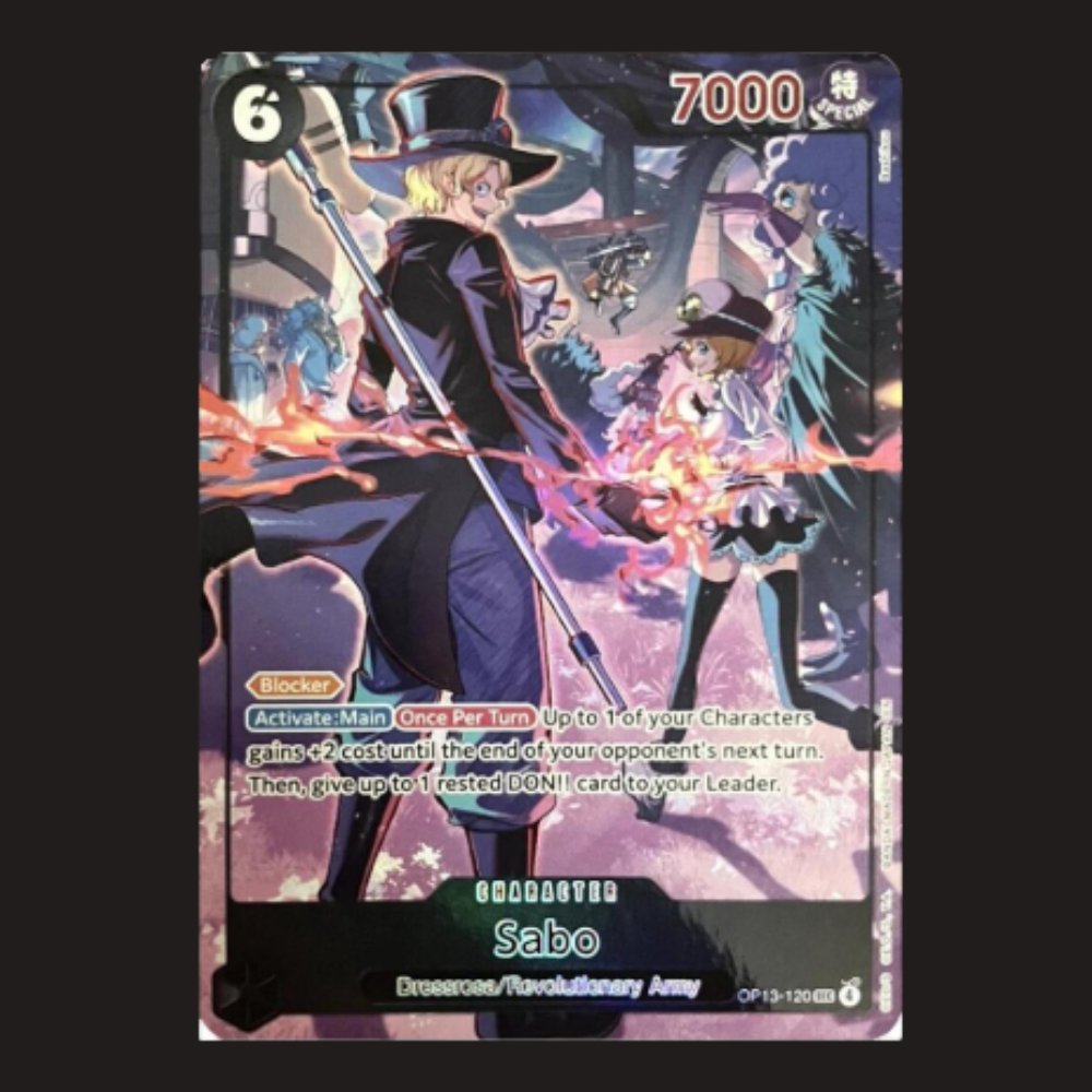(Pre-owned) English Sabo OP13-120 - 3rd Anniversary Promo - Near Mint