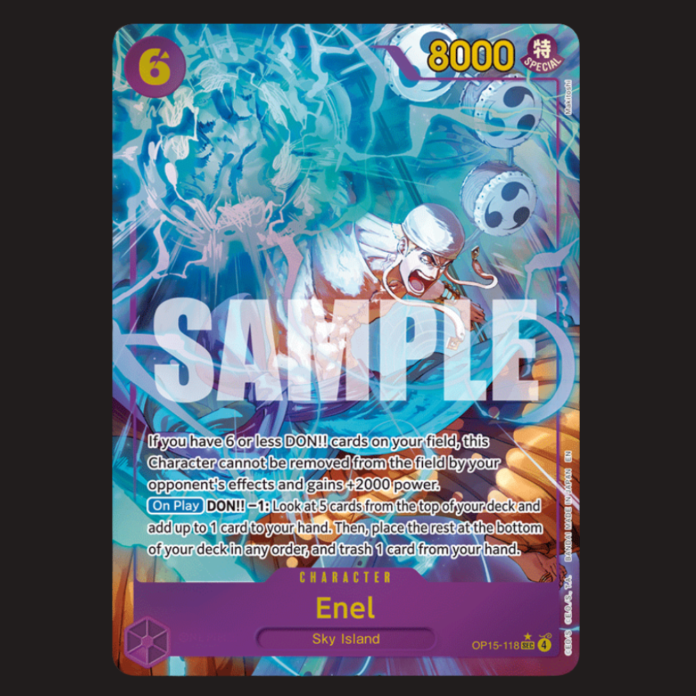 (Pre-owned) English Enel Alt Art OP15-118 - Adventure on Kami's Island - Near Mint