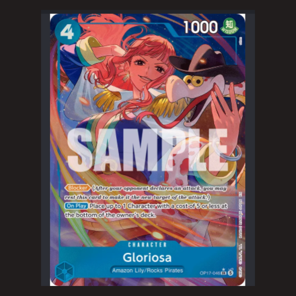 (Pre-owned) English Gloriosa Alt Art OP17-046 - The World's Strongest Warriors - Near Mint