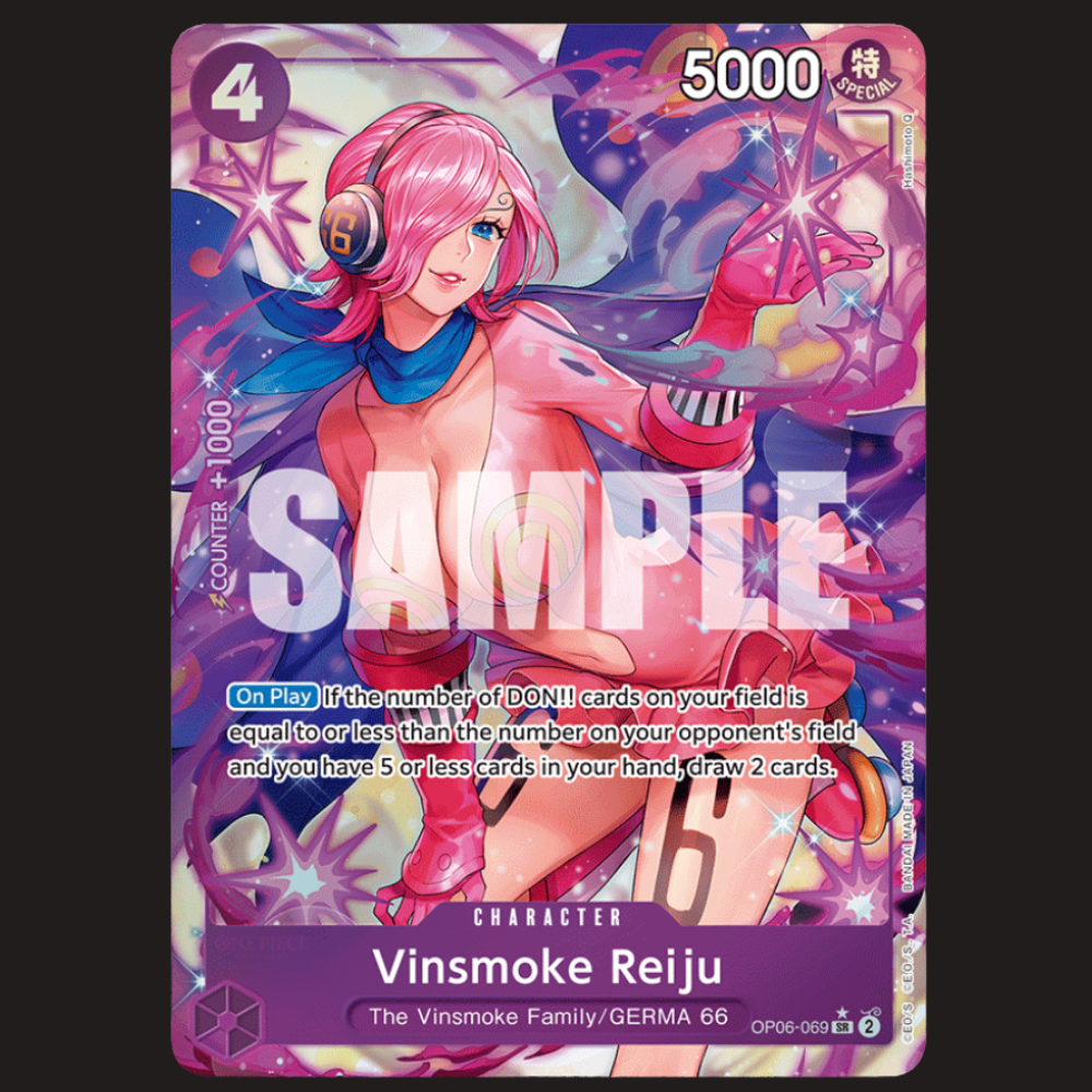 (Pre-owned) English Vinsmoke Reiju Alt Art OP06-069 - Wings of the Captain - Near Mint