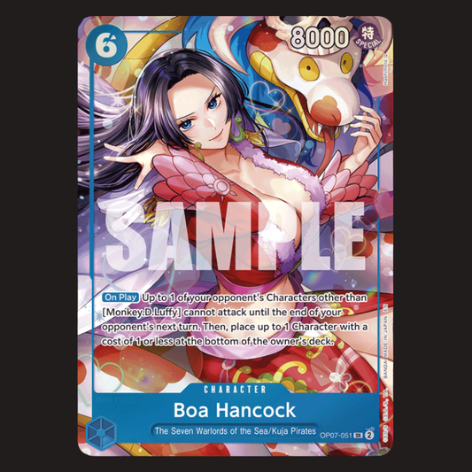 (Pre-owned) English Boa Hancock Alt Art OP07-051 - Seven Warlords of the Sea Binder Set - Near Mint