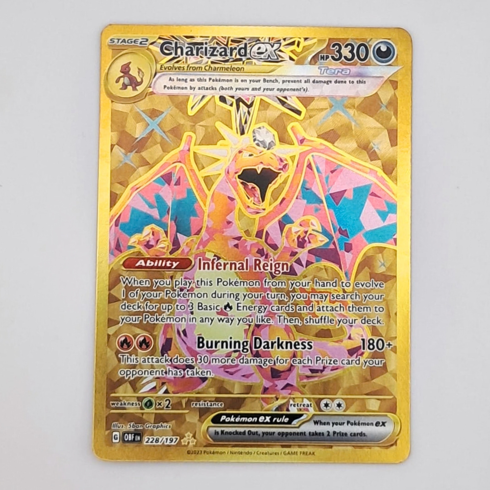 (Pre-owned) English Charizard ex HR 228/197 - Obsidian Flames - Near Mint