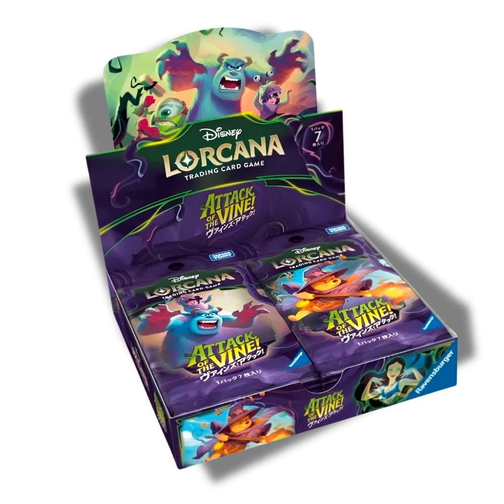 DISNEY LORCANA TCG: Attack Of The Vine Japanese Booster Box - SET 13 -