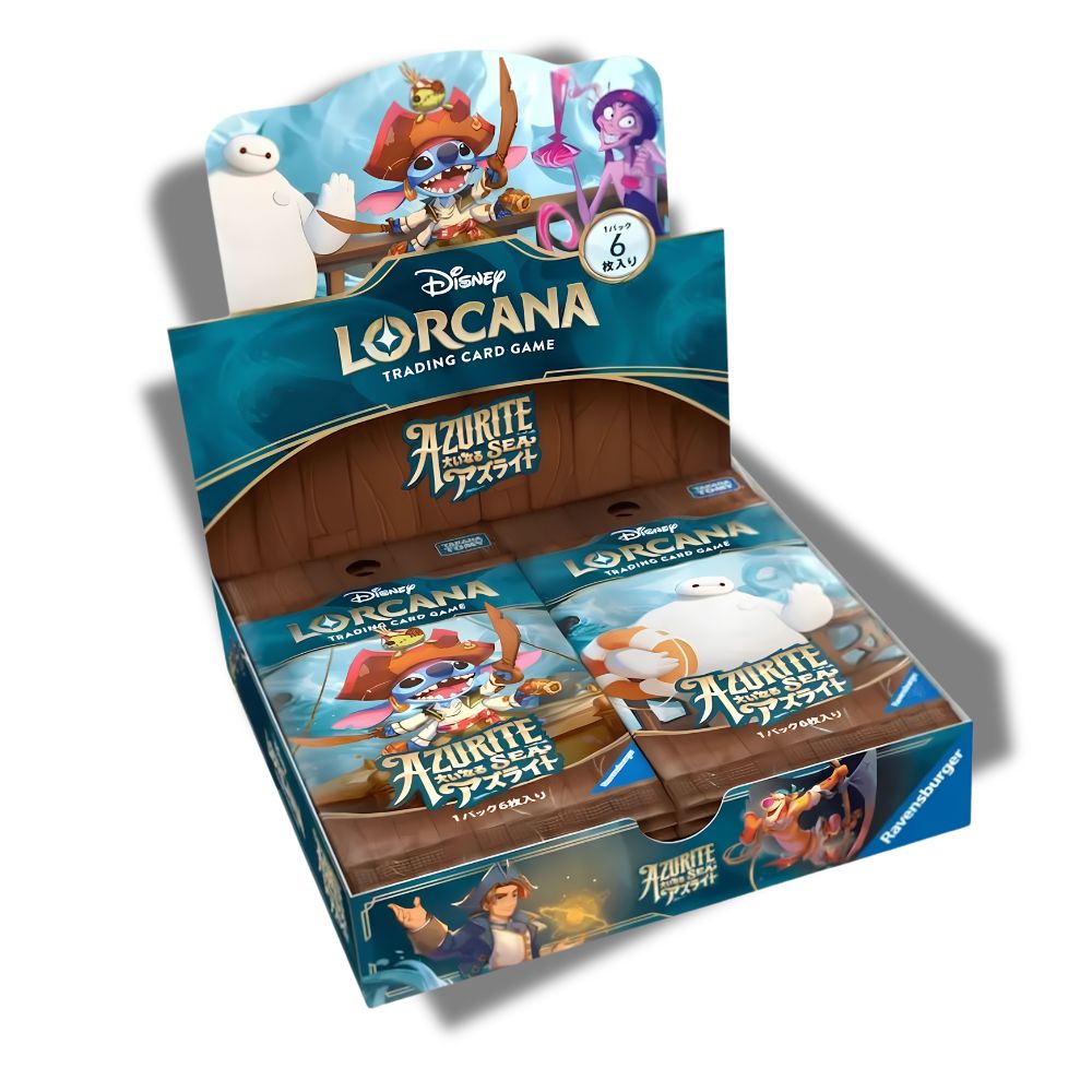 DISNEY LORCANA TCG: Azurite Sea Japanese Booster Box - SET 6 -