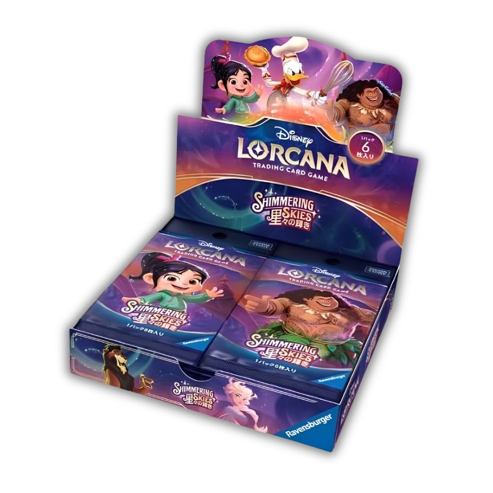 DISNEY LORCANA TCG: Shimmering Skies Japanese Booster Box - SET 5 -