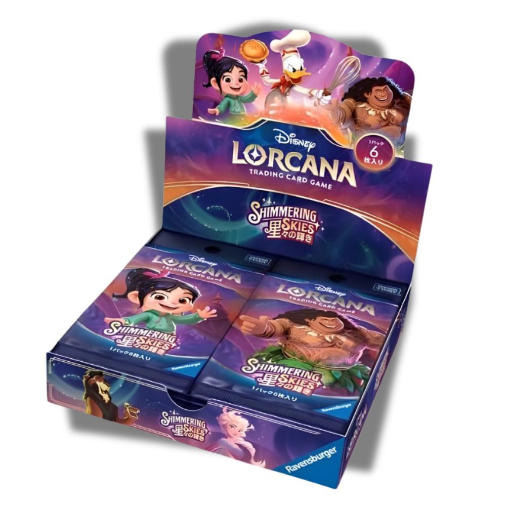 DISNEY LORCANA TCG: Shimmering Skies Japanese Booster Box - SET 5 -