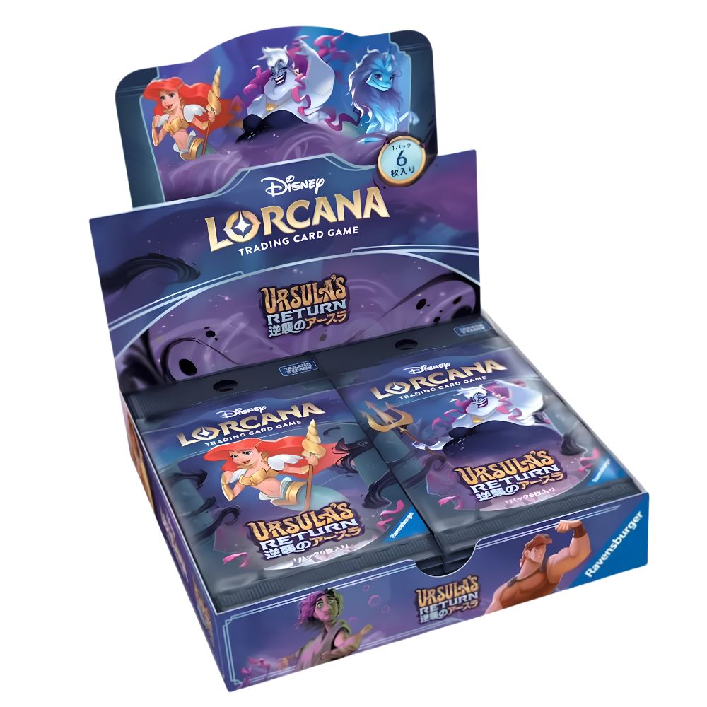 DISNEY LORCANA TCG: Ursula's Return Japanese Booster Box - SET 4 -