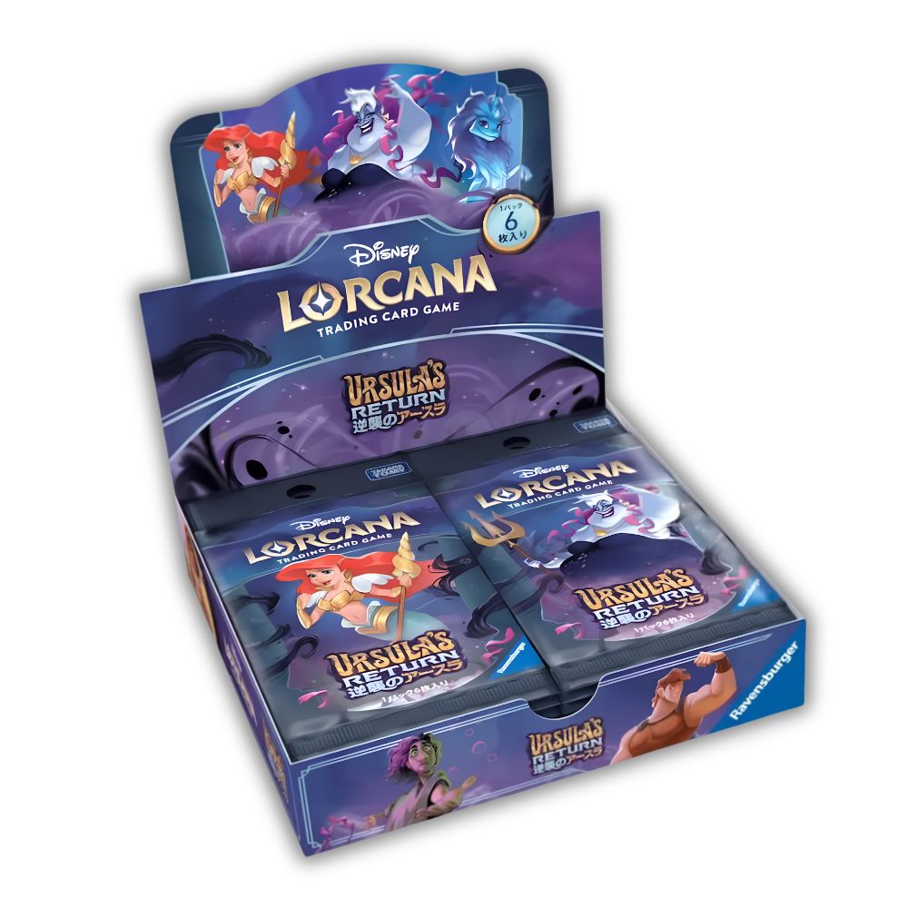 DISNEY LORCANA TCG: Ursula's Return Japanese Booster Box - SET 4 -