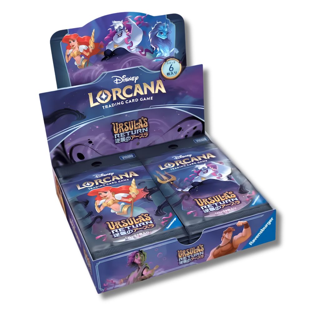 DISNEY LORCANA TCG: Ursula's Return Japanese Booster Box - SET 4 -