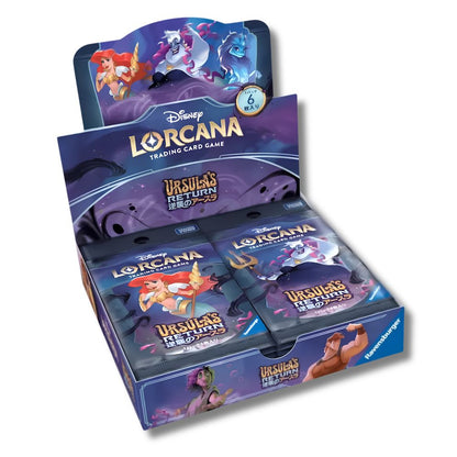 DISNEY LORCANA TCG: Ursula's Return Japanese Booster Box - SET 4 -