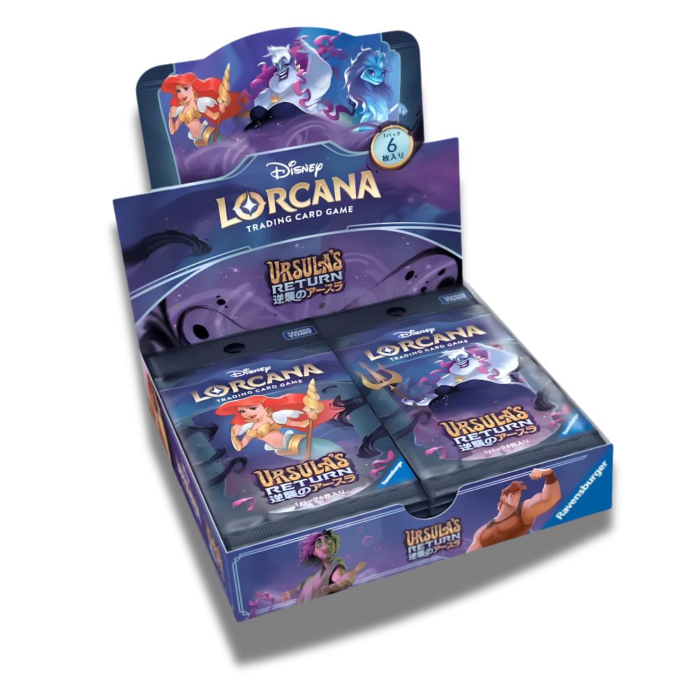 DISNEY LORCANA TCG: Ursula's Return Japanese Booster Box - SET 4 -