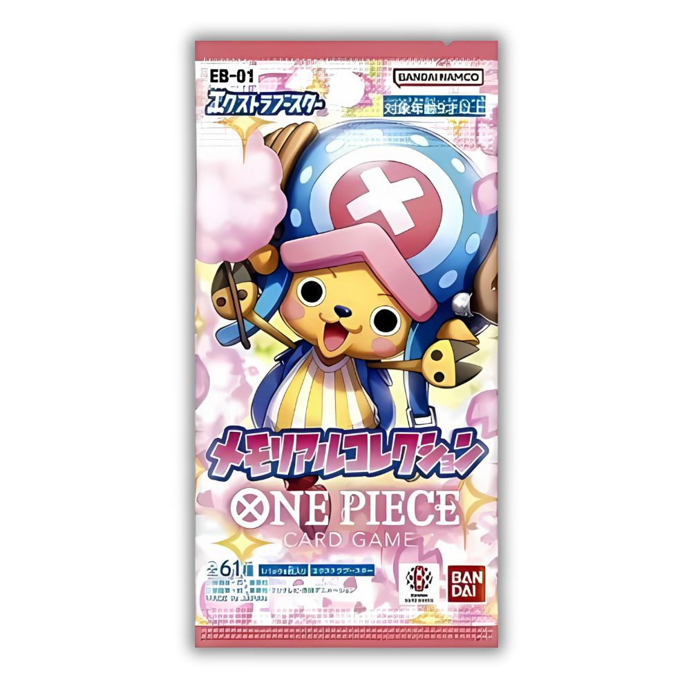 ONE PIECE TCG: EB-01 Japanese Booster Pack Bundle (X8 PACKS)  - Memorial Collection -