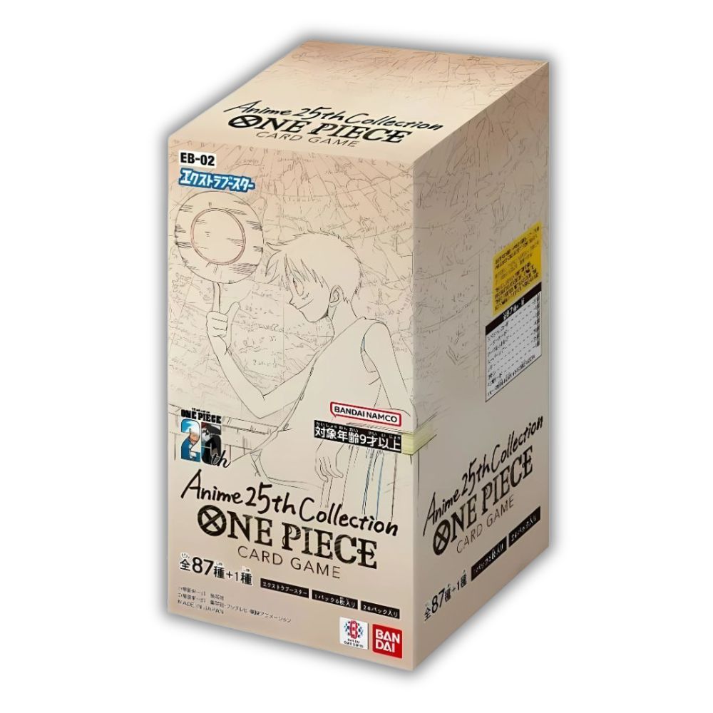 how many one piece booster boxes in a case ONE PIECE TCG: EB-02 Japanese Booster Box - Anime 25th Collection