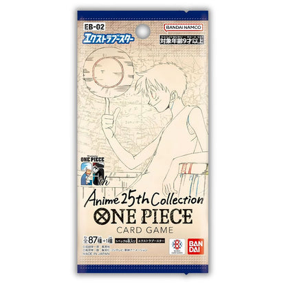 ONE PIECE TCG: EB-02 Japanese Booster Pack Bundle (X8 PACKS)  - Anime 25th Collection -