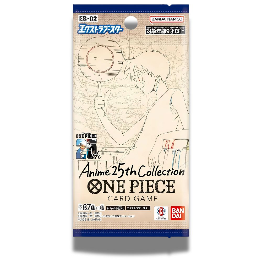 One Piece [EB02] Anime 25th Collection Booster Pack Japanese