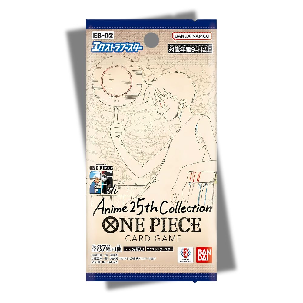 ONE PIECE TCG: EB-02 Japanese Booster Pack Bundle (X8 PACKS)  - Anime 25th Collection -