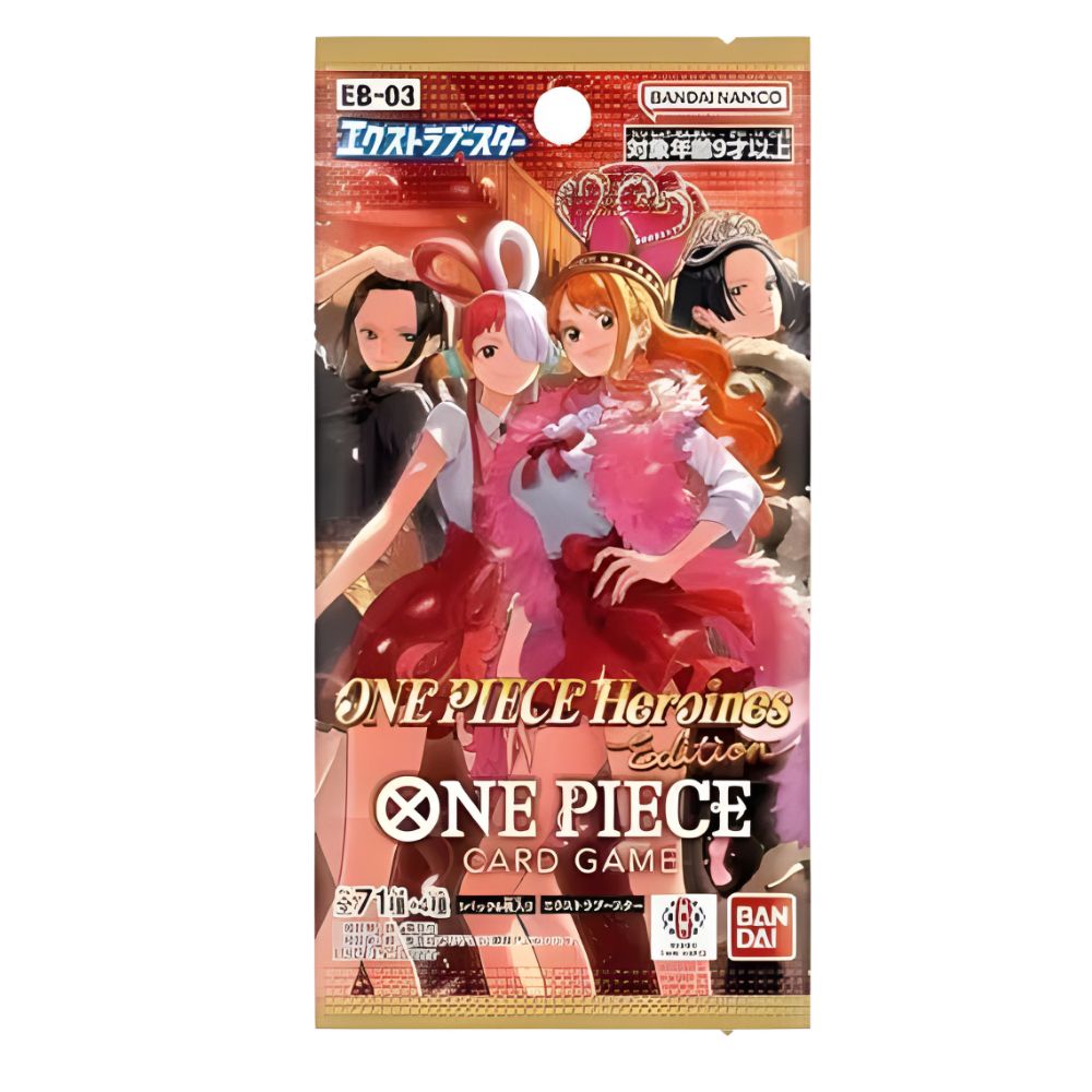 ONE PIECE TCG: EB-03 Japanese Booster Pack Bundle (X8 PACKS) - Heroines Edition -