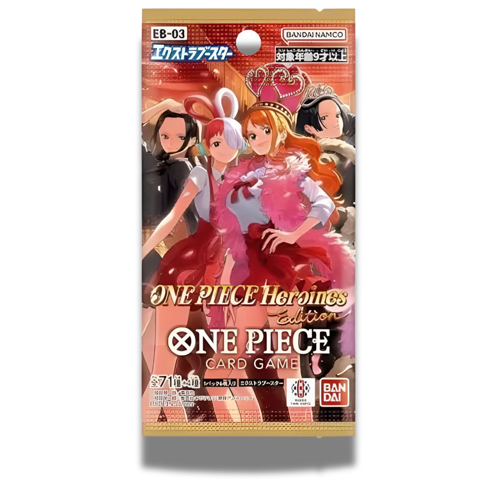 ONE PIECE TCG: EB-03 Japanese Booster Pack Bundle (X8 PACKS) - Heroines Edition -