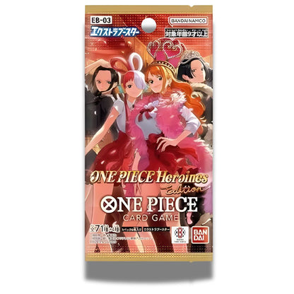 ONE PIECE TCG: EB-03 Japanese Booster Pack Bundle (X8 PACKS) - Heroines Edition -
