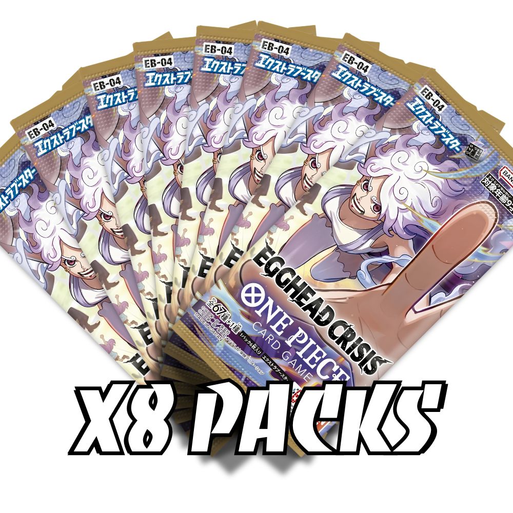 ONE PIECE TCG: EB-04 Japanese Booster Pack (X8 PACKS) - Egghead Crisis -
