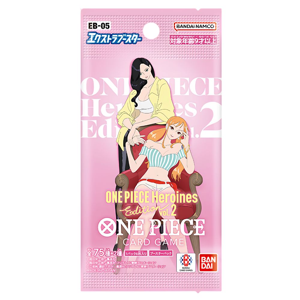 ONE PIECE TCG: EB-05 Japanese Booster Pack - Heroines Edition Vol 2 -