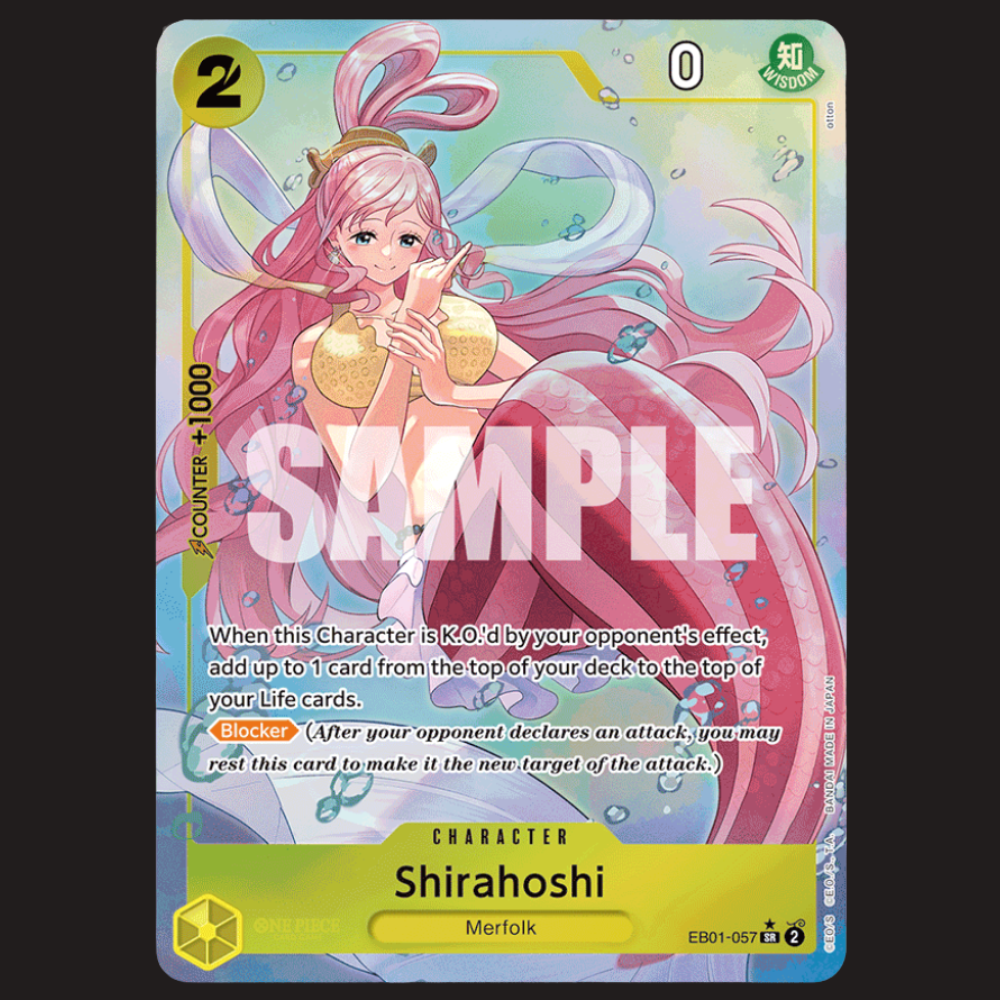 (Pre-owned) English Shirahoshi Alt Art EB01-057 - Memorial Collection - Near Mint