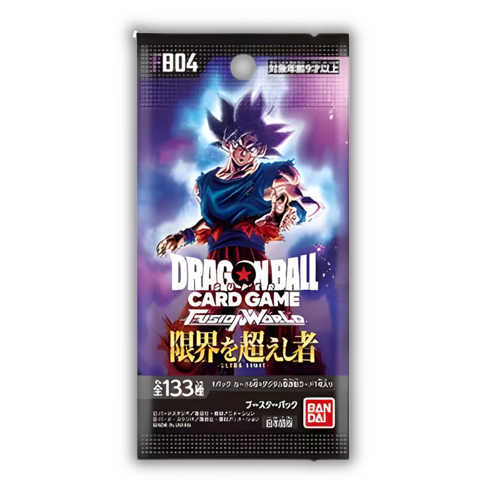 DRAGON BALL SUPER TCG: FB04 Japanese Booster Pack (X8 PACKS) - Fusion World Ultra Limit -