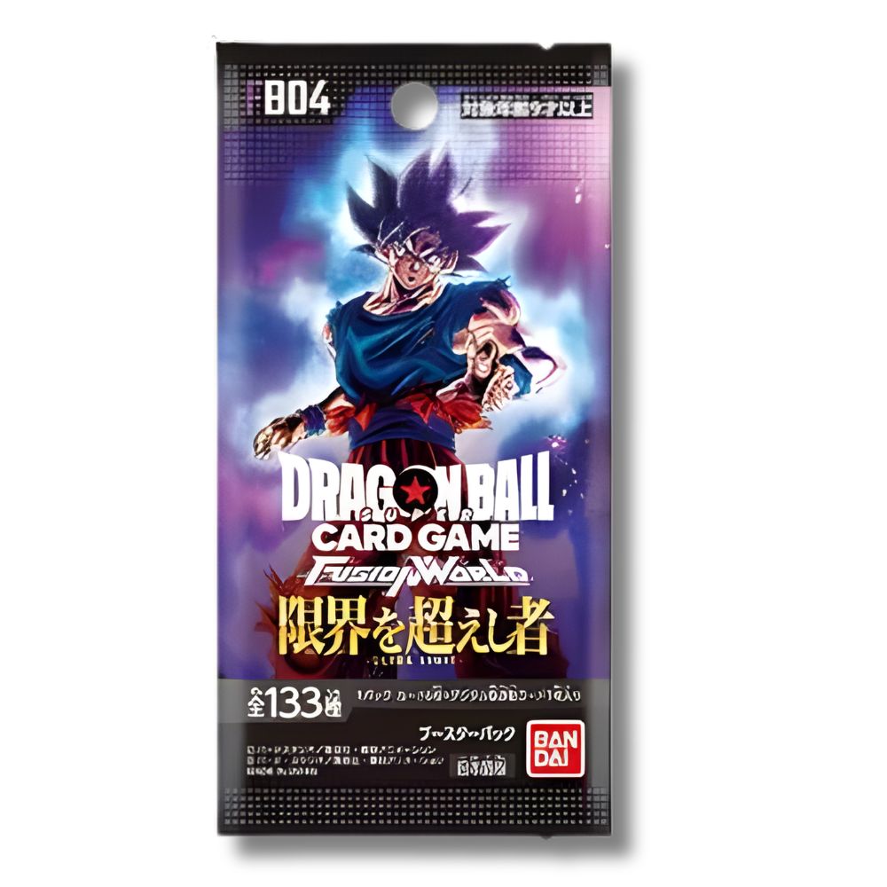 DRAGON BALL SUPER TCG: FB04 Japanese Booster Pack (X8 PACKS) - Fusion World Ultra Limit -