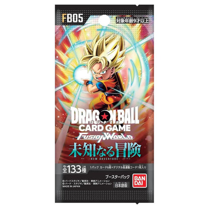 DRAGON BALL SUPER TCG: FB05 Japanese Booster Pack (X8 PACKS) - Fusion World New Adventure -
