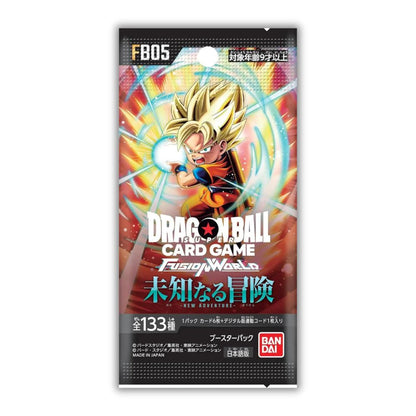 DRAGON BALL SUPER TCG: FB05 Japanese Booster Pack (X8 PACKS) - Fusion World New Adventure -