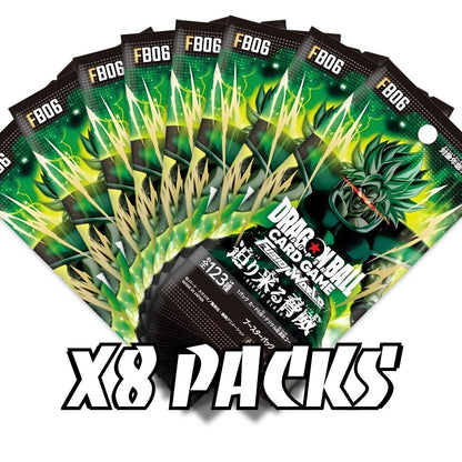DRAGON BALL SUPER TCG: FB06 Japanese Booster Pack (X8 PACKS) - Fusion World Rivals Clash -