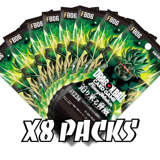 DRAGON BALL SUPER TCG: FB06 Japanese Booster Pack (X8 PACKS) - Fusion World Rivals Clash -
