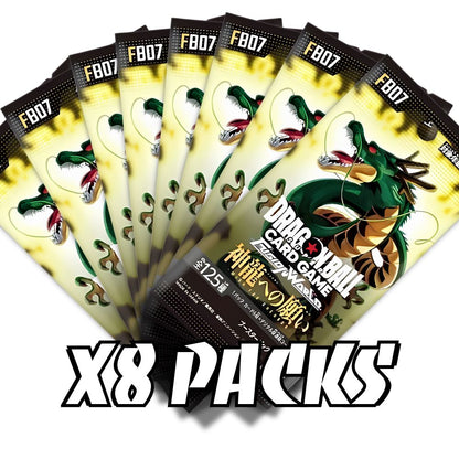 DRAGON BALL SUPER TCG: FB07 Japanese Booster Pack (X8 PACKS) - Fusion World Wish For Shenron -