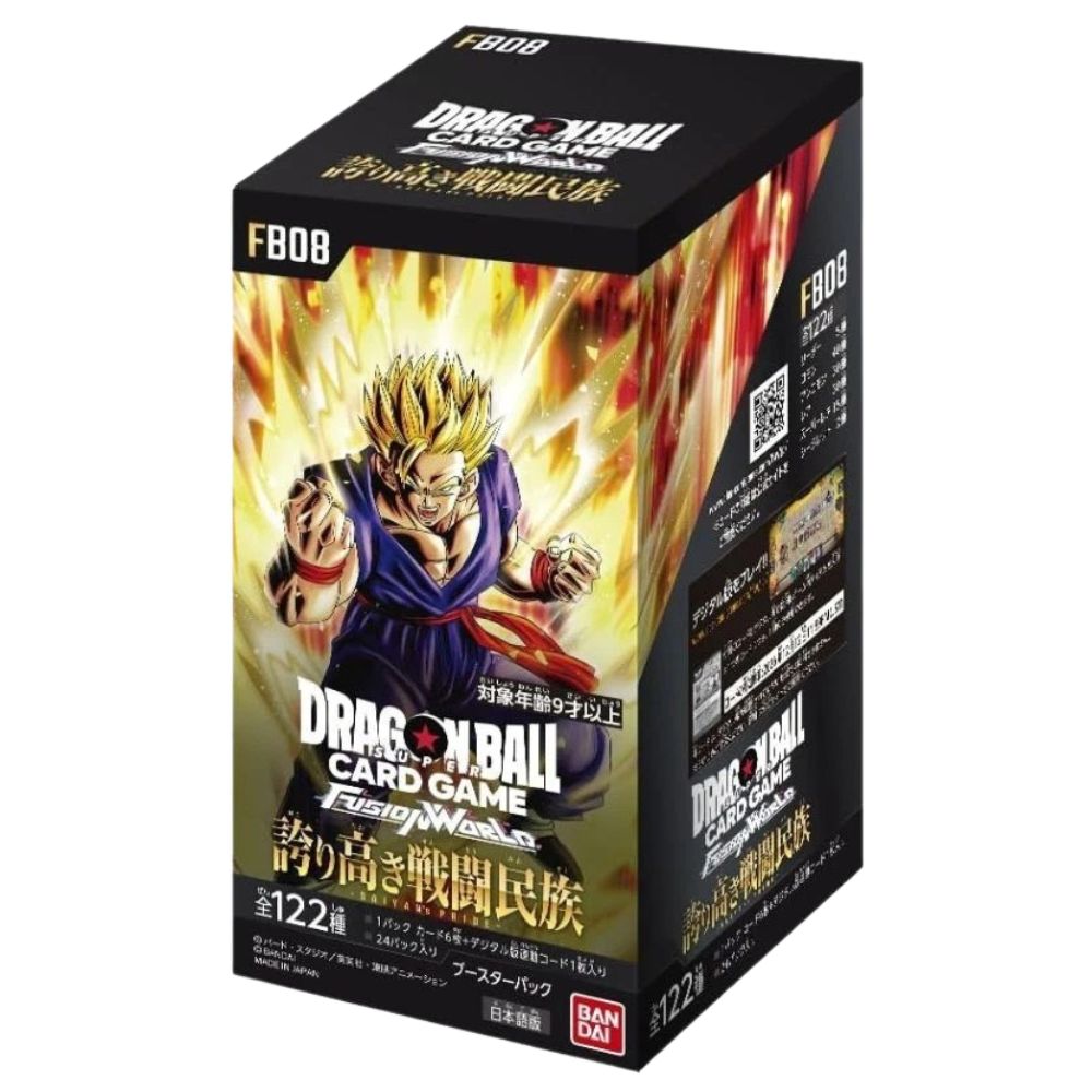Dragon Ball Super Fusion World Saiyan's Pride [FB08] Japanese Booster Box