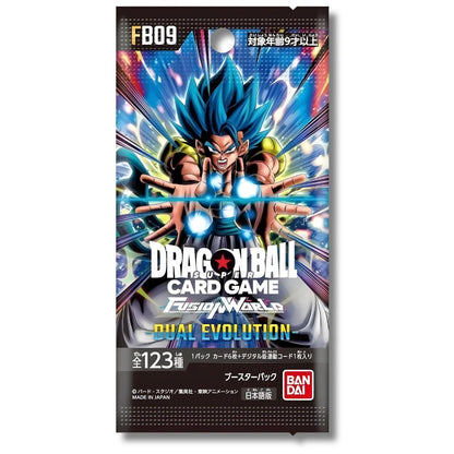 DRAGON BALL SUPER TCG: FB09 Japanese Booster Pack (X8 PACKS) - Fusion World Dual Evolution -