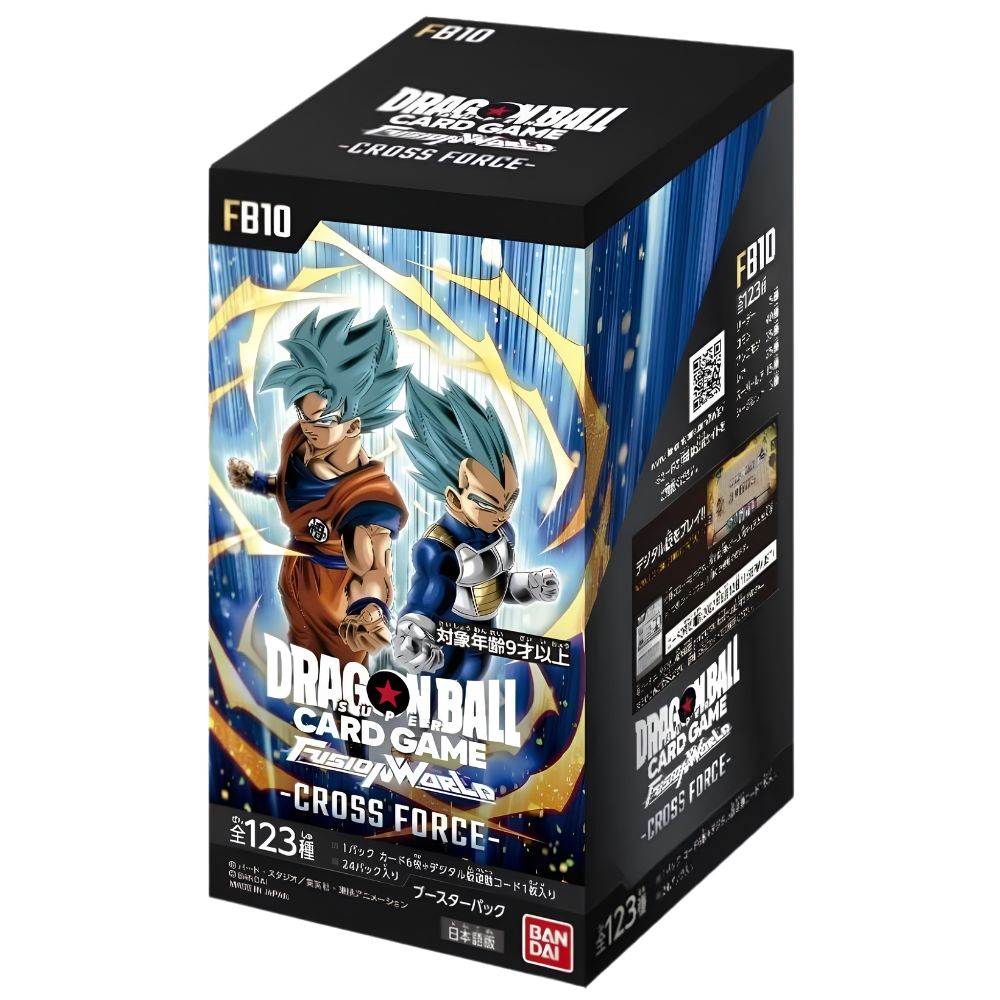 DRAGON BALL SUPER TCG: FB10 Japanese Booster Box - Fusion World Cross Force -