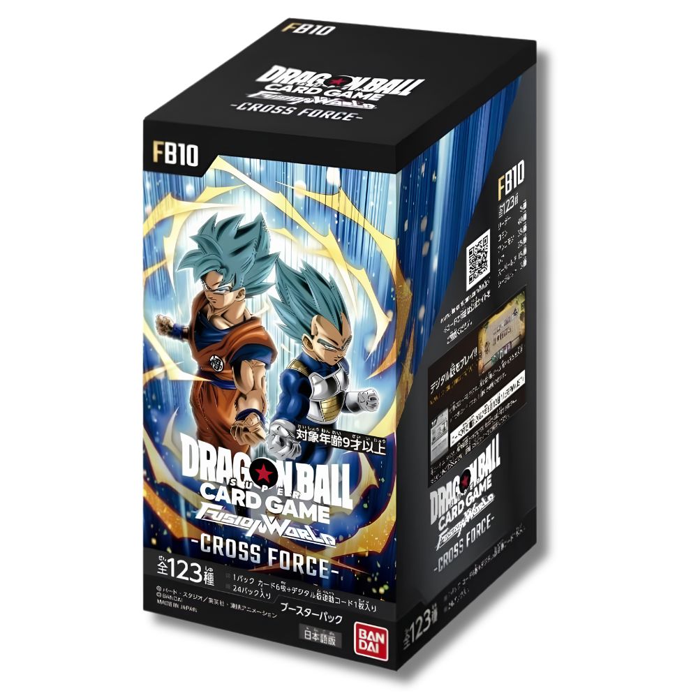 DRAGON BALL SUPER TCG: FB10 Japanese Booster Box - Fusion World Cross Force -