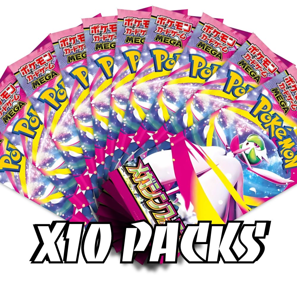 POKEMON TCG: Mega Symphonia Japanese Booster Pack (X10 PACKS) - M1S -