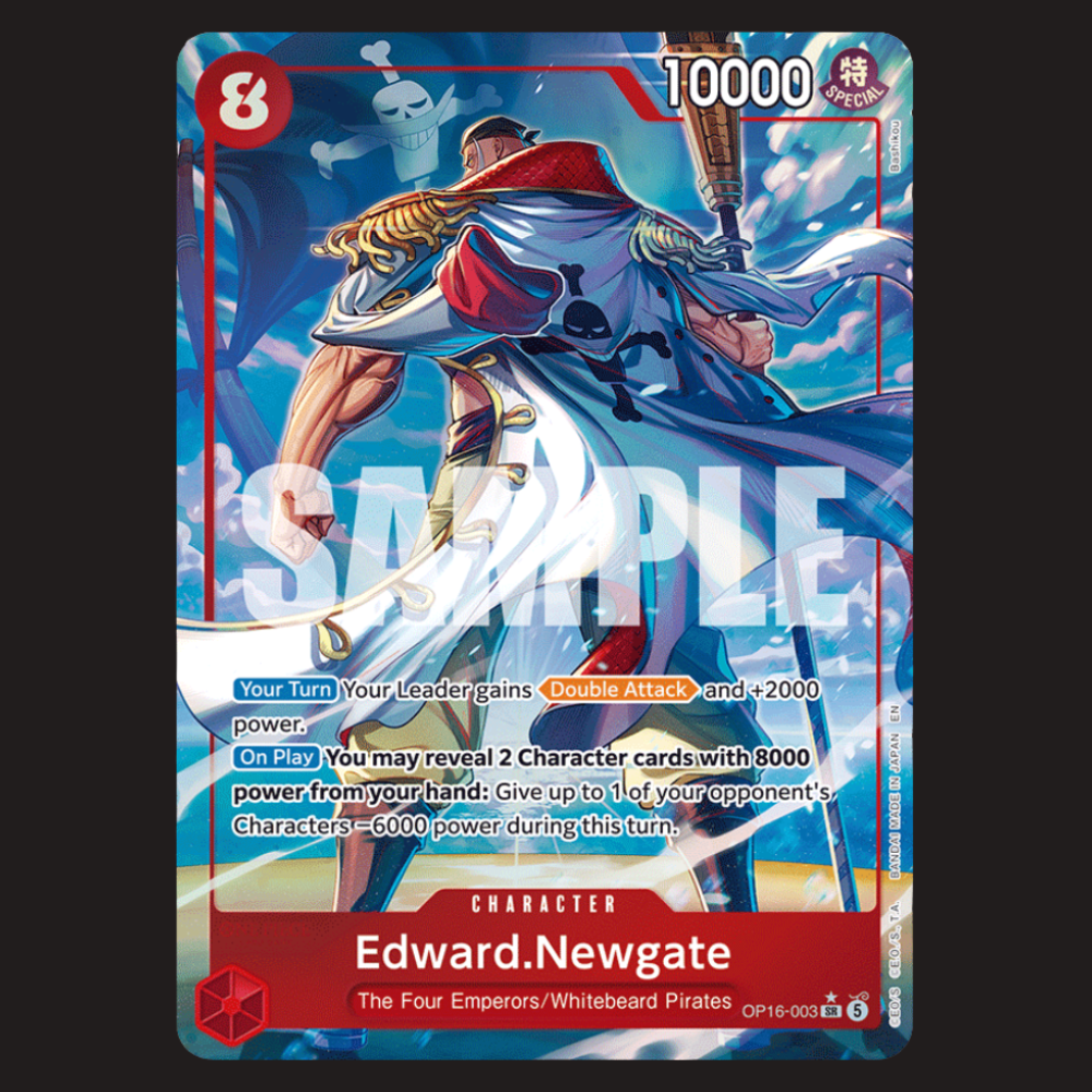(Pre-owned) English Edward Newgate Alt Art OP16-003 - The Time of Battle - Near Mint