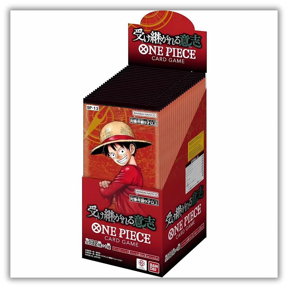op13 booster box english ONE PIECE TCG: OP-13 Japanese Booster Box - Inherited Will