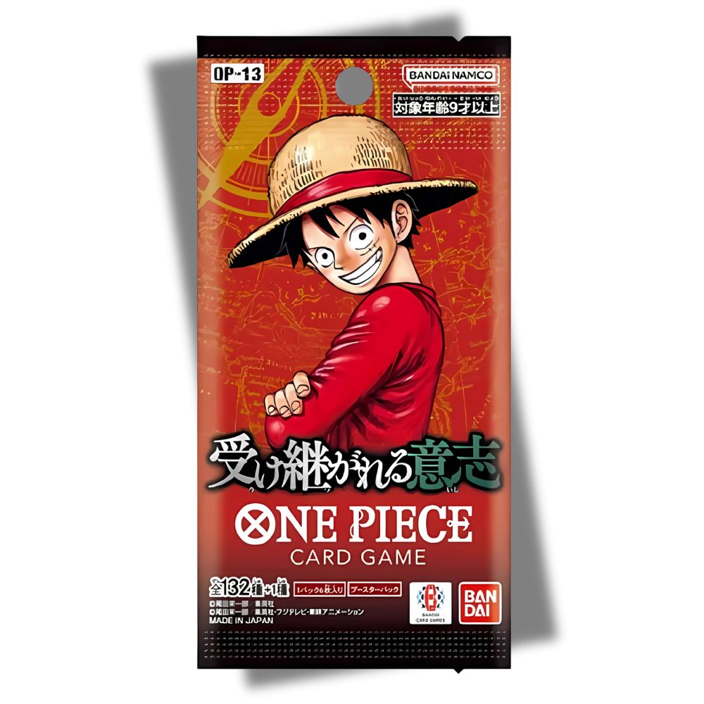 ONE PIECE TCG: OP-13 Japanese Booster Pack Bundle (X8 PACKS) - Inherited Will -