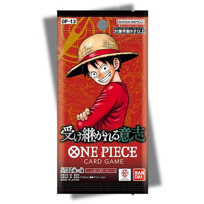 ONE PIECE TCG: OP-13 Japanese Booster Pack Bundle (X8 PACKS) - Inherited Will -