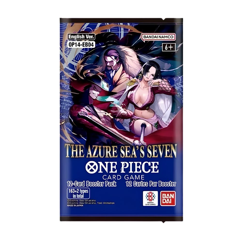 ONE PIECE TCG: OP-14 English Booster Pack Bundle (X8 PACKS) - The Azure Sea’s Seven -