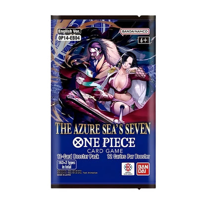 ONE PIECE TCG: OP-14 English Booster Pack Bundle (X8 PACKS) - The Azure Sea’s Seven -