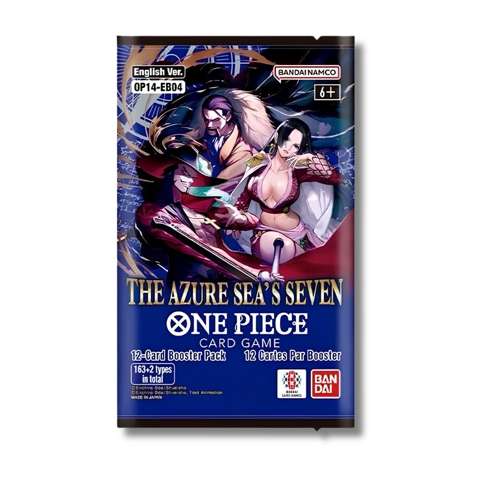 ONE PIECE TCG: OP-14 English Booster Pack Bundle (X8 PACKS) - The Azure Sea’s Seven -